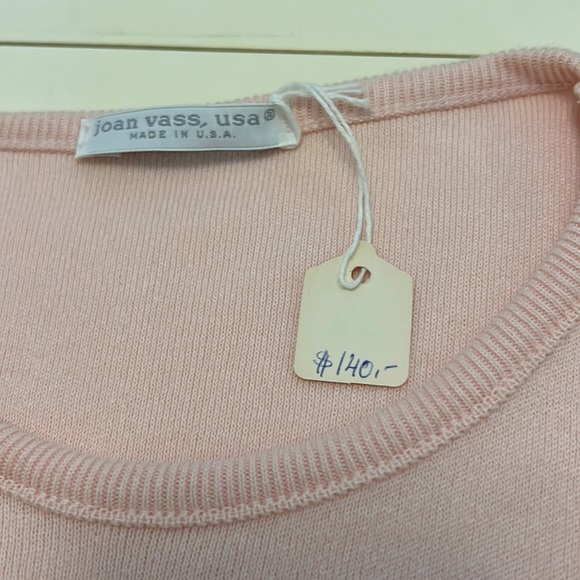 NWT Joan Vass 100% cotton sweater dress - Picture 8 of 9